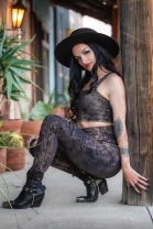 LE Grunge Moto Xtreme Pocket Leggings
